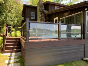 Walloon Lake Rentals Black Bear Lodge Outside Deck Patio
