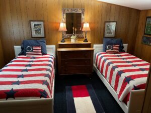 Walloon Lake Black Bear Lodge Bedroom Area with Furniture