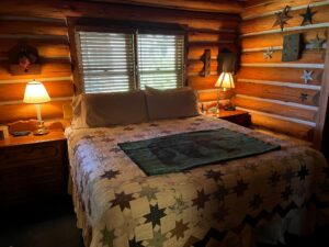 Northern Michigan Lake Rentals Black Bear Lodge Bedroom Area with Furniture
